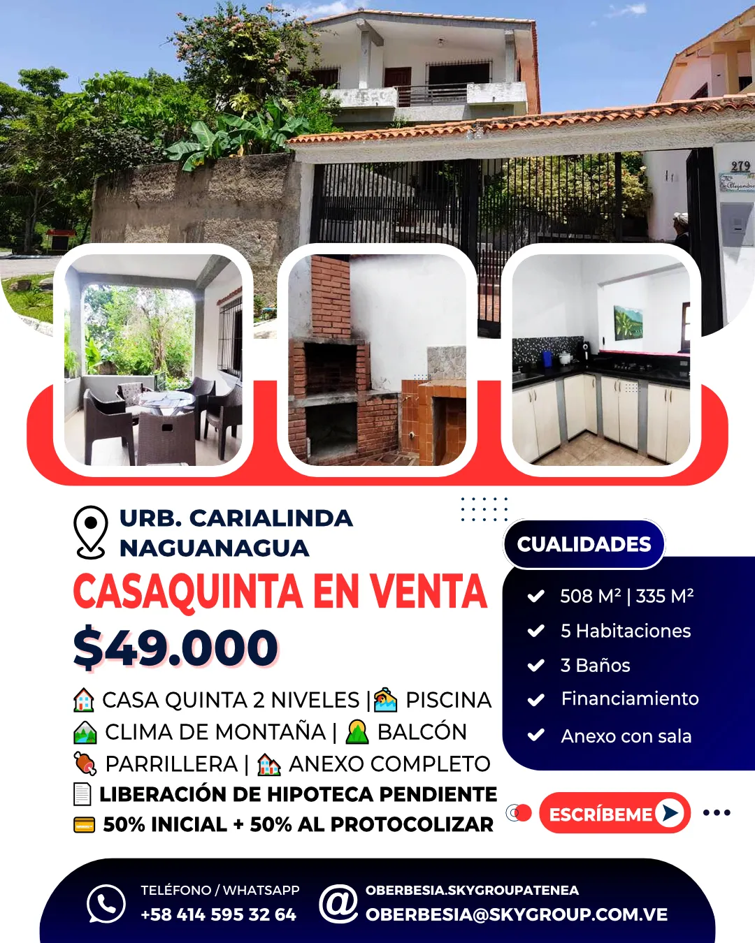 Casa quinta en Venta en Carialinda casaquinta Naguanagua